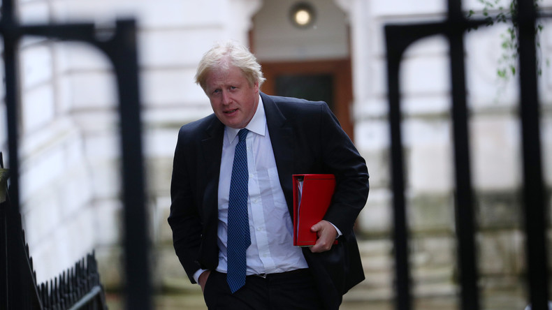 Britischer Außenminister Boris Johnson besucht Washington