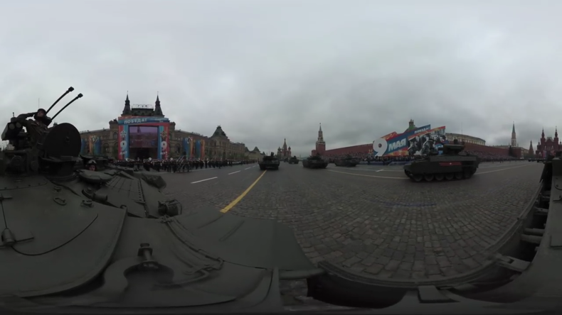 Siegesparade Moskau: Der Terminator auf dem Roten Platz (360°-Video)