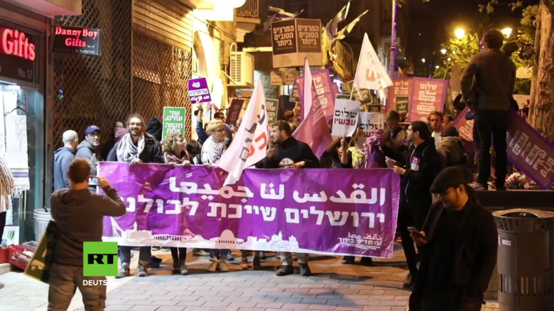 Israel: Proteste in Jerusalem gegen Verlegung der US-Botschaft
