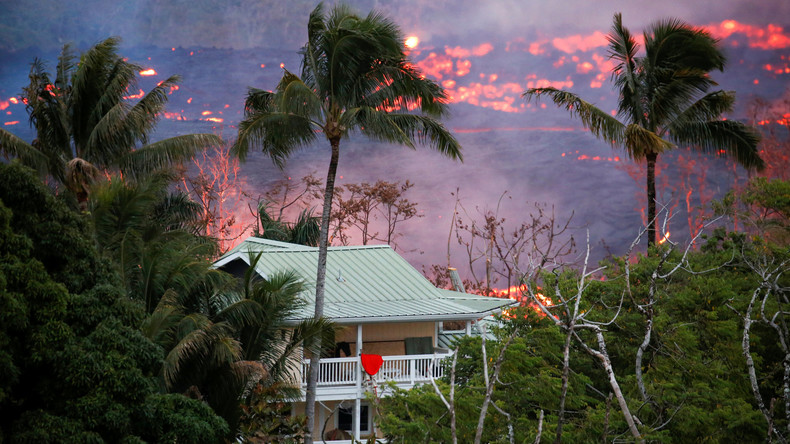 Vorsicht bei Vulkanausbrüchen: Lava-Spritzer verletzen Mann auf Hawaii