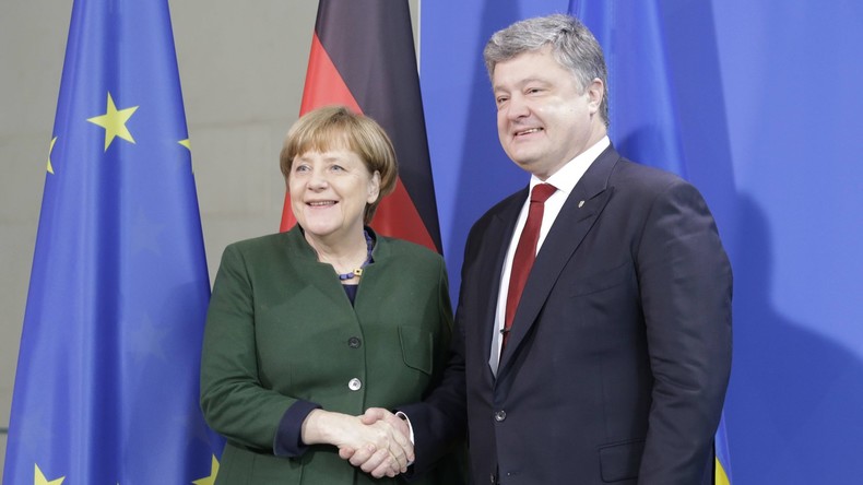 Merkel telefoniert mit Poroschenko: Im Fokus die Ostukraine und die Pipeline Nord Stream 2