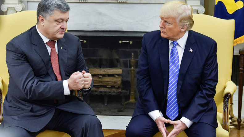 Poroschenko zu Besuch bei Trump: Wurden 400.000 Dollar für ein längeres Treffen bezahlt?