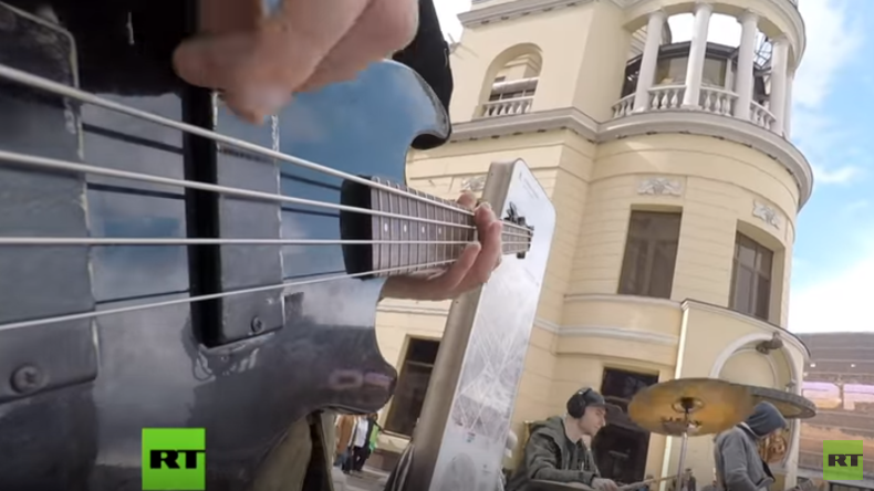 Einmal in Russland: Musik auf und unter Moskaus Straßen