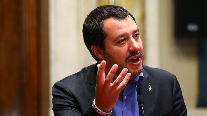 Italiens Innenminister Matteo Salvini nennt Flüchtlingsretter "Vize-Schmuggler"