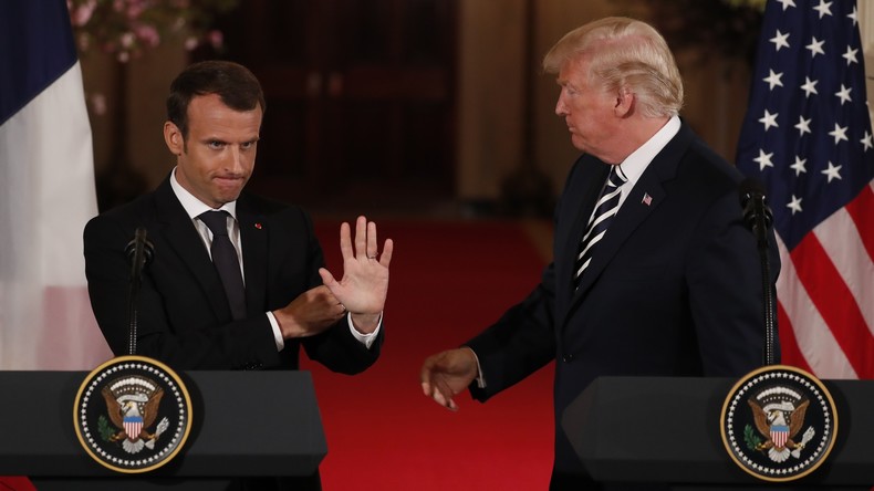 "Bromance" zu Ende? Macron vergleicht Telefongespräch mit Trump mit Wurst-Herstellung