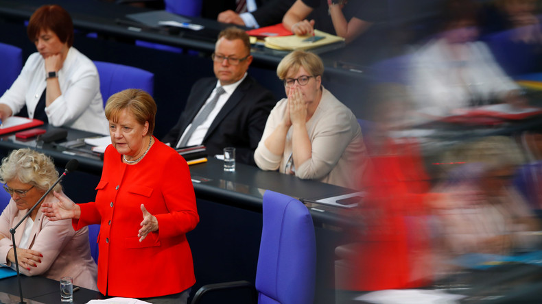 Kanzlerin Angela Merkel: Inszenierung einer selbstreferenziellen Demokratie