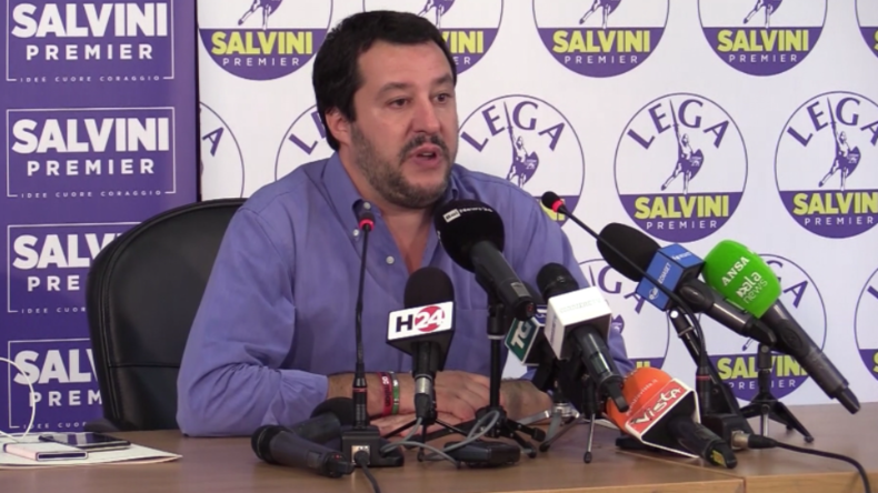 Italien - Salvini zur Hafen-Schließung für Migranten: "Ich will diesen Menschenhandel beenden!"