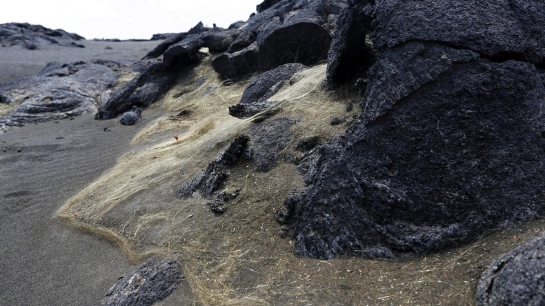 Vorsicht vor "Haaren" an Hawaii-Stränden: Vulkan Kilauea produziert dünne Glasfäden