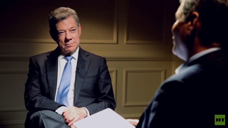 Kolumbiens Präsident Santos zu RT: "Es geht nicht darum, die NATO nach Lateinamerika zu bringen"