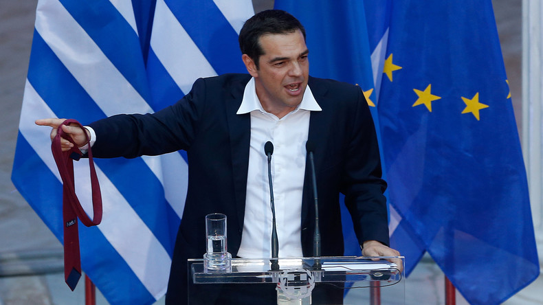 "Wetten müssen eingehalten werden": Tsipras bindet nach Griechenland-Einigung Krawatte um