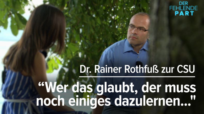 Warum die CSU für Friedensaktivist Dr. Rainer Rothfuß keine Alternative mehr ist