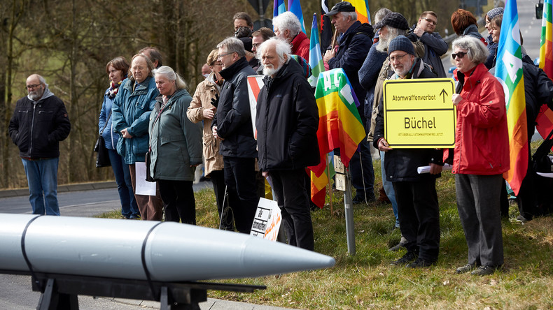 Video: Proteste gegen US-Atombomben im Fliegerhorst Büchel