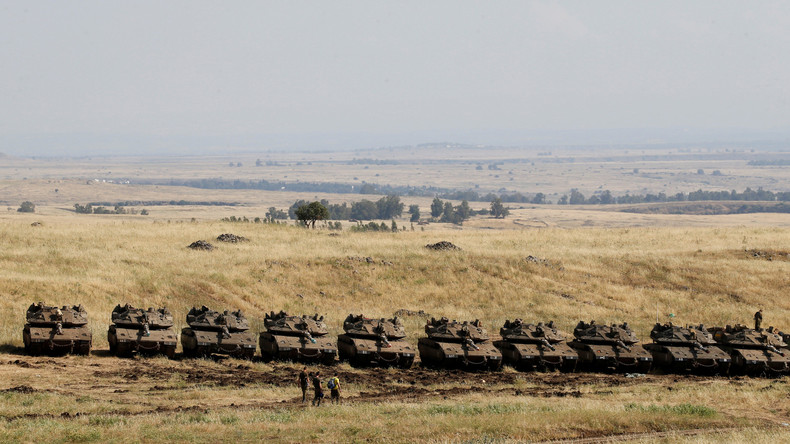 Israels Armee verstärkt Panzer- und Artillerie-Gruppierung auf Golanhöhen