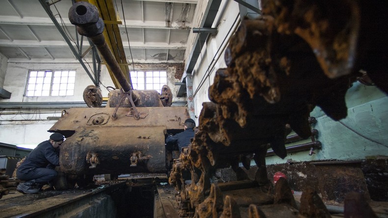 Altes Soldatenherz schlägt wieder: US-Panzer nach 70 Jahren am Meeresgrund restauriert