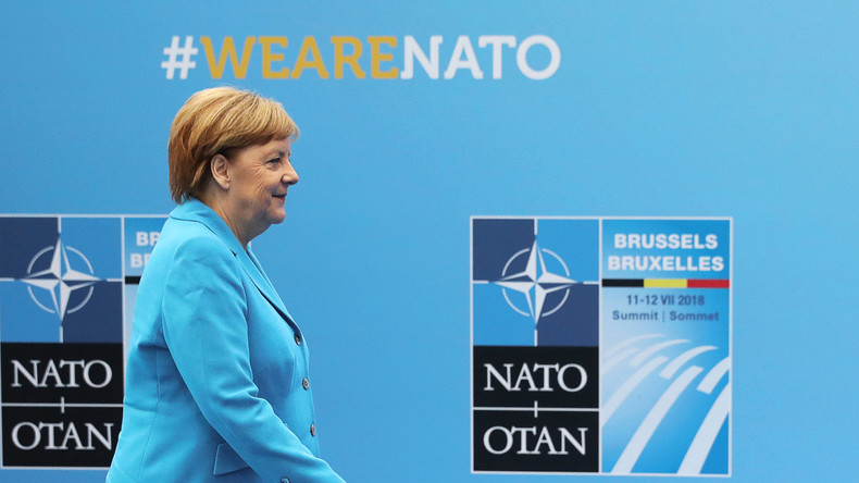 Video: Merkel gibt Erklärung zum NATO-Gipfel ab 