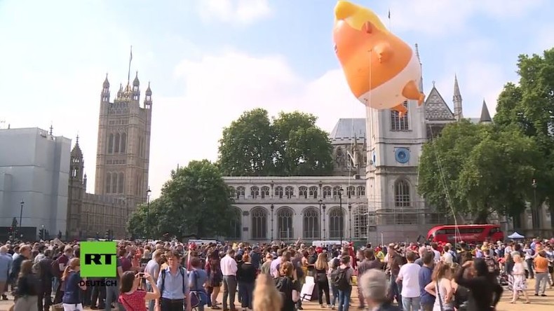 LIVE: Protest in London gegen Besuch des US-Präsidenten Donald Trump