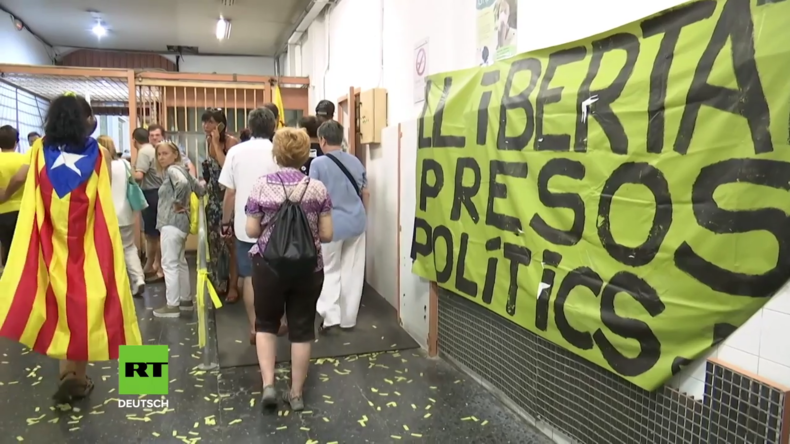 Spanien: Zehntausende fordern die Freilassung katalanischer Politiker