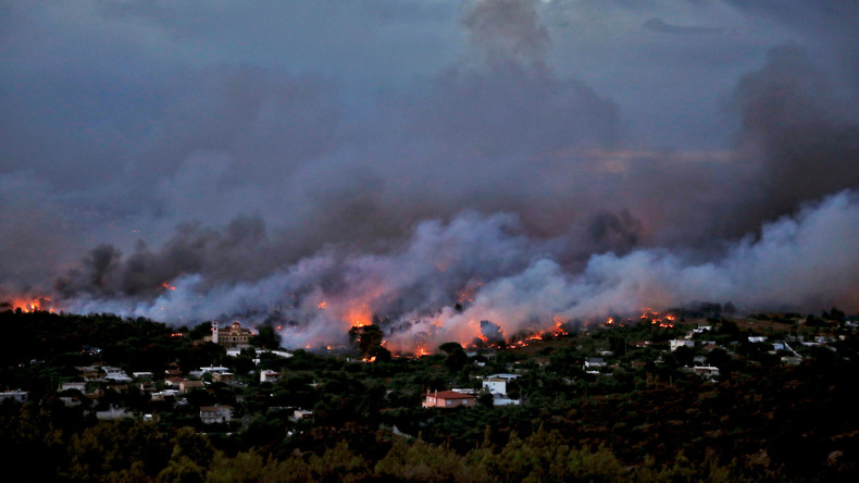 Mindestens 50 Tote bei Waldbränden in Griechenland 