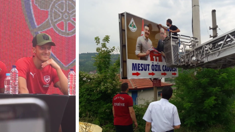 Straßenbild an Mesut-Özil-Straße in Türkei ausgetauscht - und Özils erster Auftritt nach Skandal