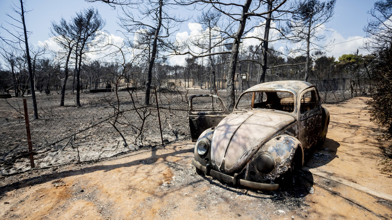 Tödlichste Waldbrände in Griechenland seit über einem Jahrhundert: Zahl der Toten steigt auf 91
