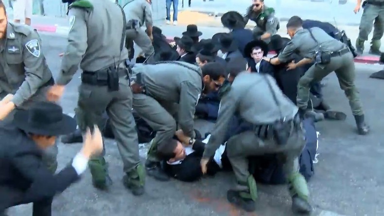 Israel: Ultra-orthodoxe Juden kollidieren bei Protest gegen Militärgesetz mit der Polizei