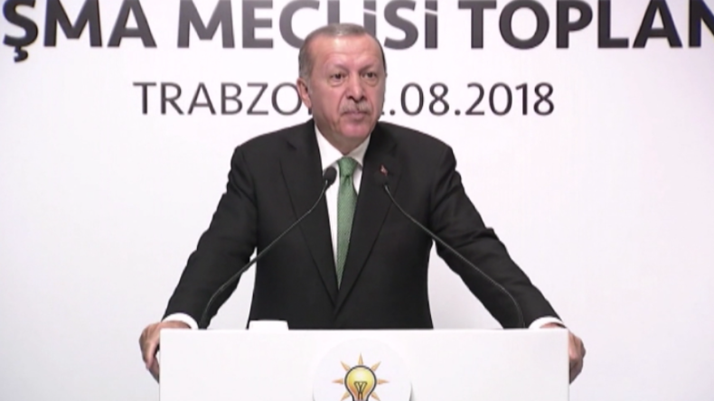 US-Strafzölle und freier Fall der Lira: Türkischer Präsident Erdogan sieht westliche Verschwörung