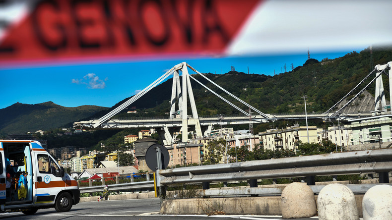 Italien erklärt zwölf Monate Notstand nach Brückeneinsturz in Genua