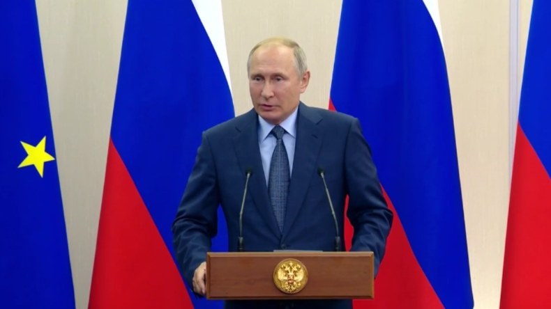 Putin: "Wir müssen auf US-amerikanische Raketensysteme und NATO an unseren Grenzen reagieren"