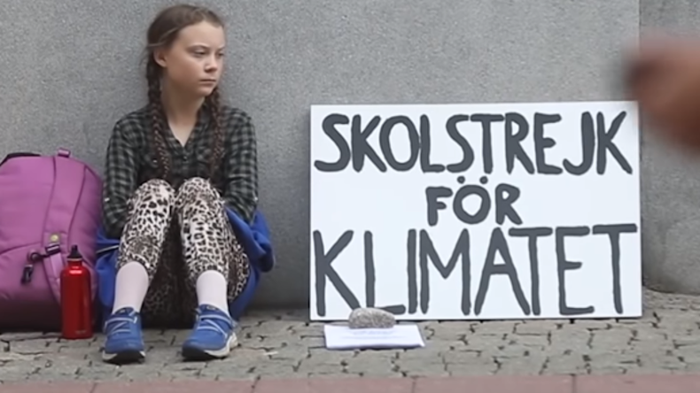 Greta, Schwedin, 15 Jahre alt: Schulstreik gegen Klimawandel 