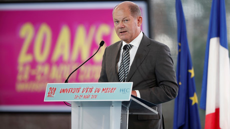 Olaf Scholz wirbt in Frankreich für gemeinsame EU-Rüstungsindustrie