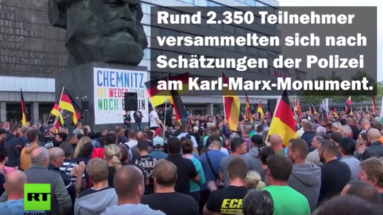 Proteste von "Pro Chemnitz" und Gegendemonstrationen – Erneut Tausende auf den Straßen
