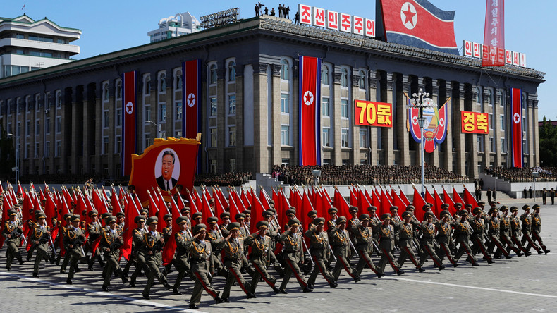 Nordkorea hält zum 70. Gründungstag große Militärparade ab 