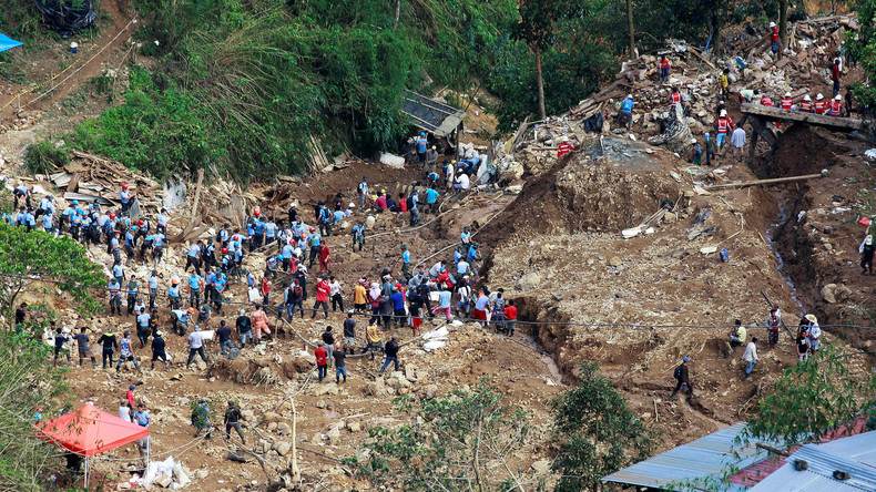 Neuer Erdrutsch auf den Philippinen: Zwölf Tote, Dutzende Vermisste 