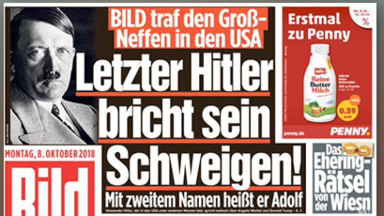 "Hitler – ein Merkel-Fan!" – BILD irrlichtert im Führer-Fieber