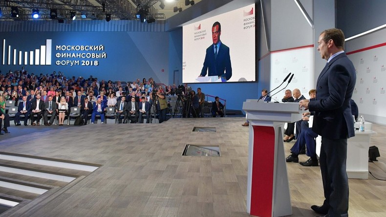 Premierminister Medwedew: Russland wird sich nicht vom Westen eindämmen lassen