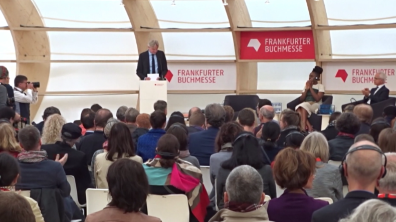 Frankfurter Buchmesse startet mit Apellen gegen Politik von Erdogan und Trump