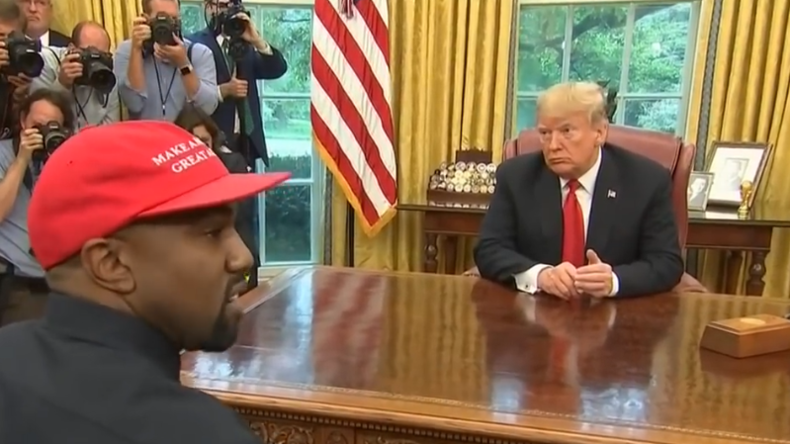 Kanye West besucht Trump im Oval Office: "Wenn du schlecht dastehst, steht unser Land schlecht da"