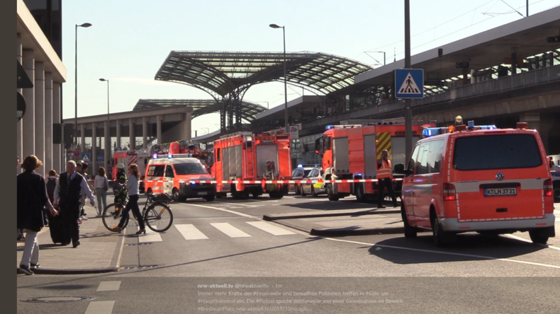 Geiselnahme: Polizei sperrt Kölner Hauptbahnhof ab