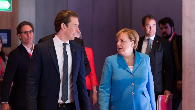 Streit um verpflichtende Quoten in der EU: Kanzlerin Merkel torpediert Asylplan von Sebastian Kurz