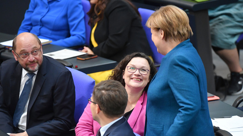 Merkel warnt CDU vor Ende als Volkspartei - Nahles "entschlossen zu kämpfen"