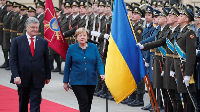 Video: Pressekonferenz von Merkel und Poroschenko