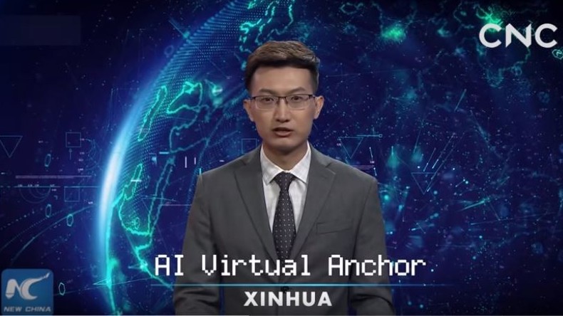 Newsroom der Zukunft: China stellt ersten digitalen KI-gesteuerten Fernsehmoderator vor