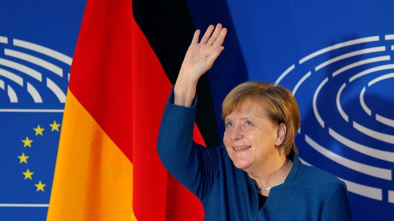 LIVE: Rede von Angela Merkel zur Zukunft der EU vor dem Europa-Parlament