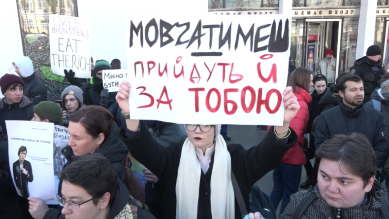 Ukraine: Demo für die Rechte der Transsexuellen angegriffen