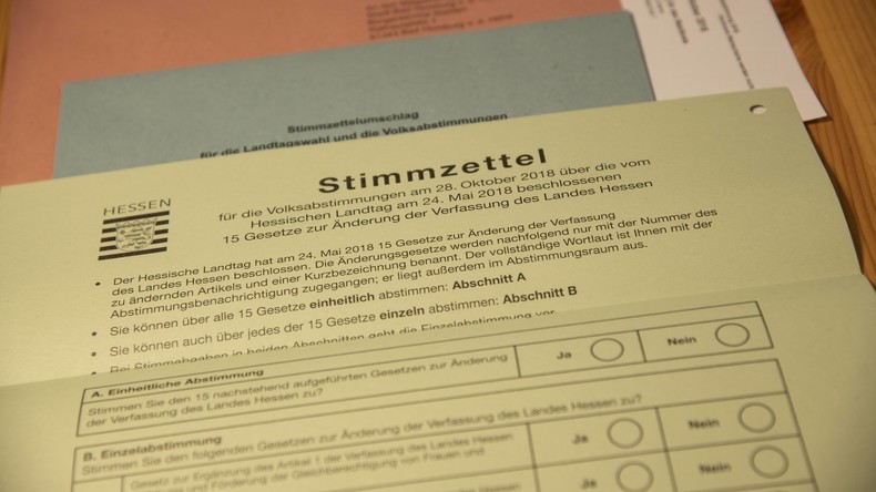 Endgültiges Ergebnis vorgelegt: Hessen nehmen Verfassungsreform an