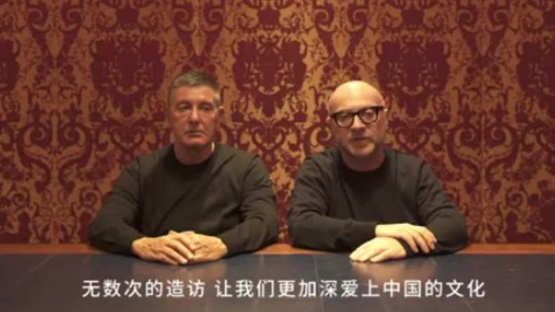 Nach China-Eklat – Modeschöpfer Dolce und Gabbana entschuldigen sich