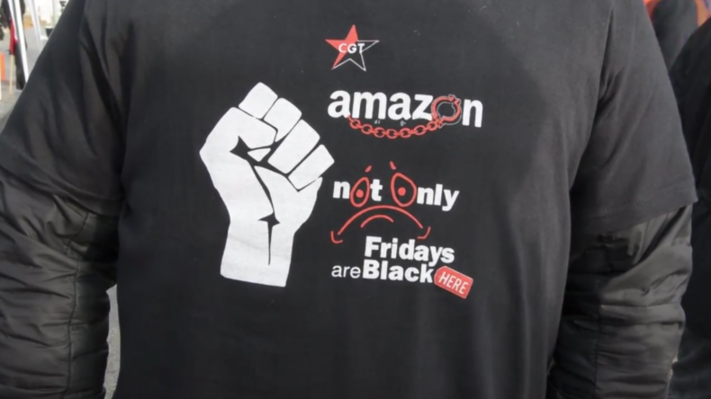 Spanien: Streikende Amazon-Mitarbeiter sagen Nein zum Schwarzen Freitag