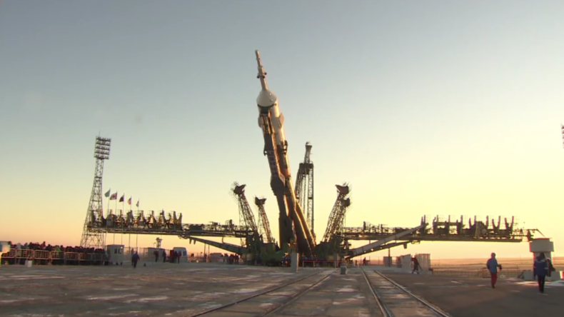 Startvorbereitungen für die ISS-Mission in Baikonur