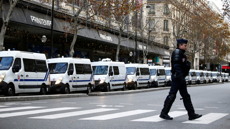 Französische Polizei nimmt vor "Gelbwesten"-Protesten in Paris über 270 Personen fest