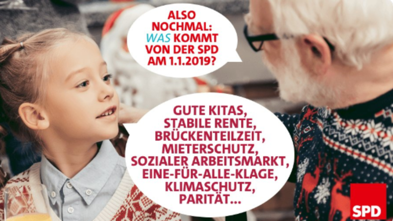 Weihnachtliches Fremdschämen vom Feinsten: Die Social-Media-Kampagne der SPD